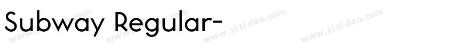 Subway Regular字体转换